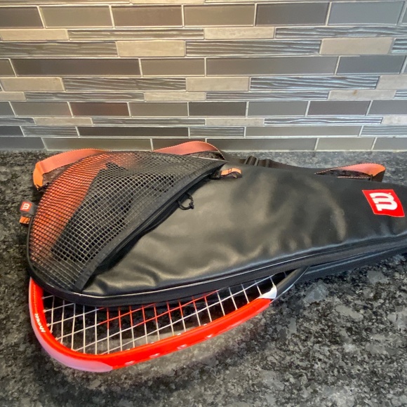 Wilson Hypercarbon Rollers 175 Racquetball Racquet W/ Bag & Glasses. Tennis - Picture 1 of 12